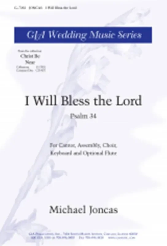 J. Michael Joncas I Will Bless the Lord – Instrument part Gemischter Chor mit Begleitung