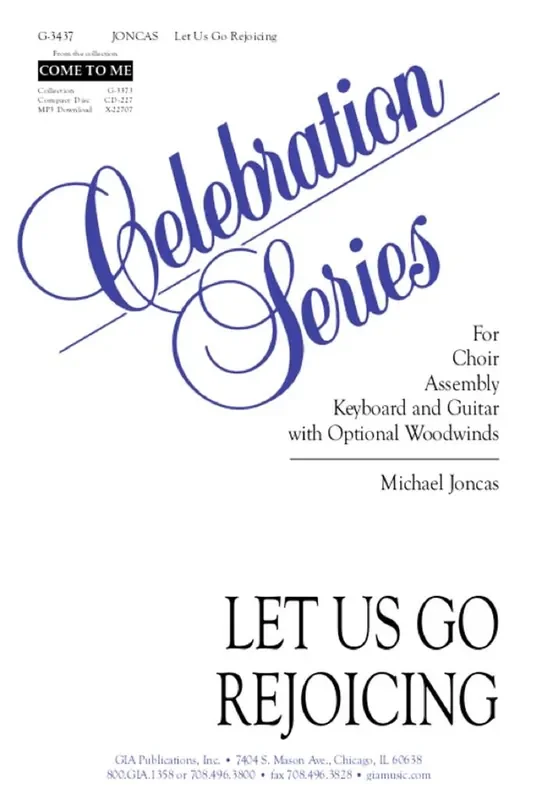J. Michael Joncas Let Us Go Rejoicing – Instrument Gemischter Chor mit Begleitung