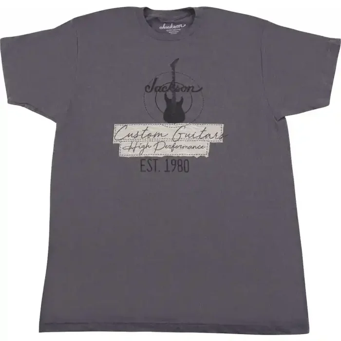 Jackson® Custom Guitar Tee, charcoal XXL