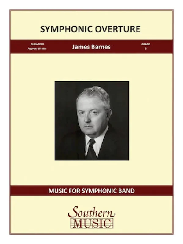 James Barnes Symphonic Overture Blasorchester