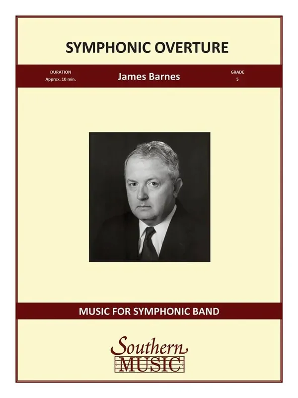 James Barnes Symphonic Overture Blasorchester