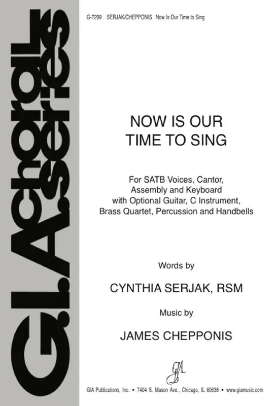 James Chepponis Now Is Our Time to Sing – Instrument edition Gemischter Chor mit Begleitung