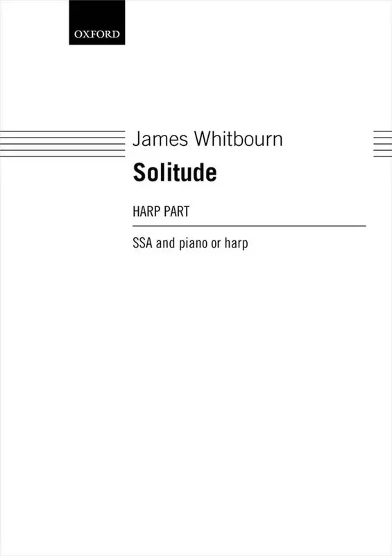 James Whitbourn Solitude Frauenchor mit Klavier/Orgel