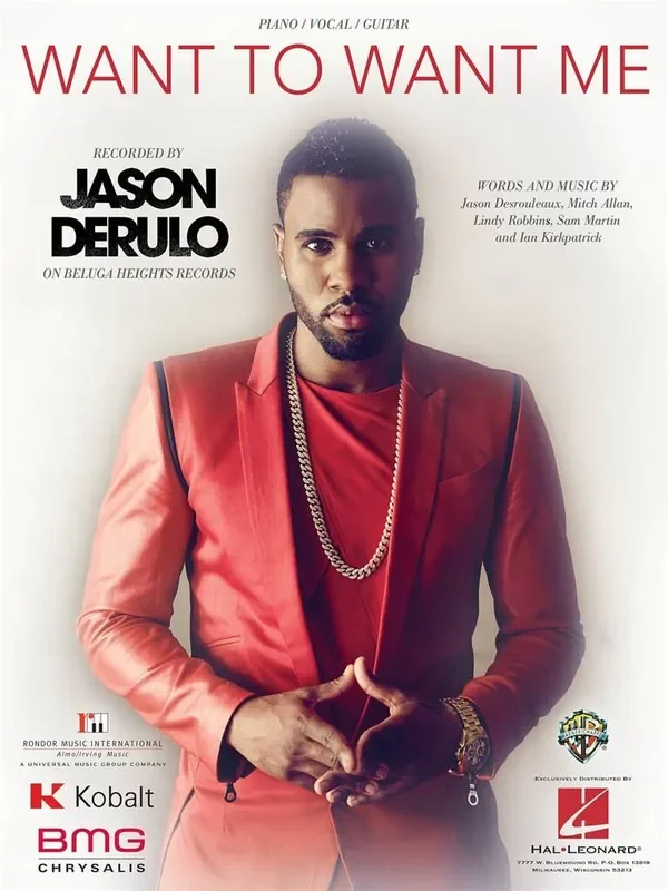 Jason Derulo Want to Want Me Gesang mit Klavier