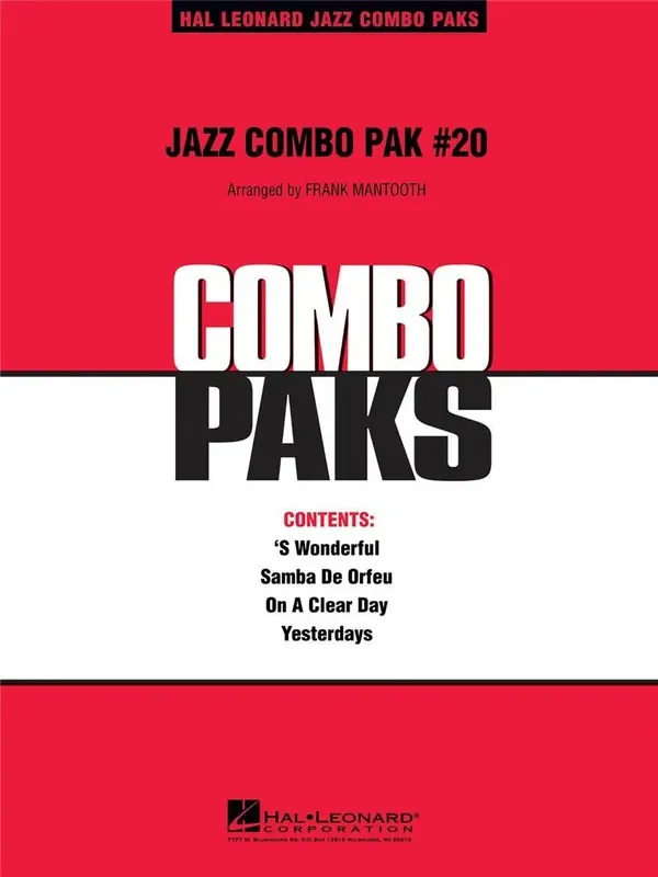 Jazz Combo Pak 20 (Arr. Frank Mantooth) Jazz Ensemble