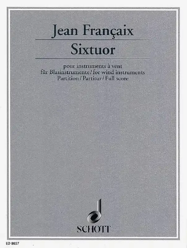 Jean Françaix Sixtuor Bläserensemble