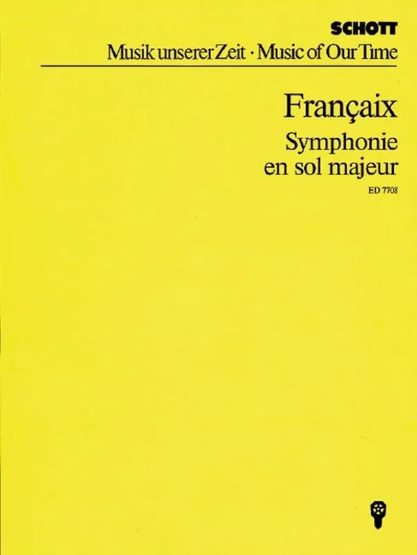 Jean Françaix Symphony in G Major Orchester