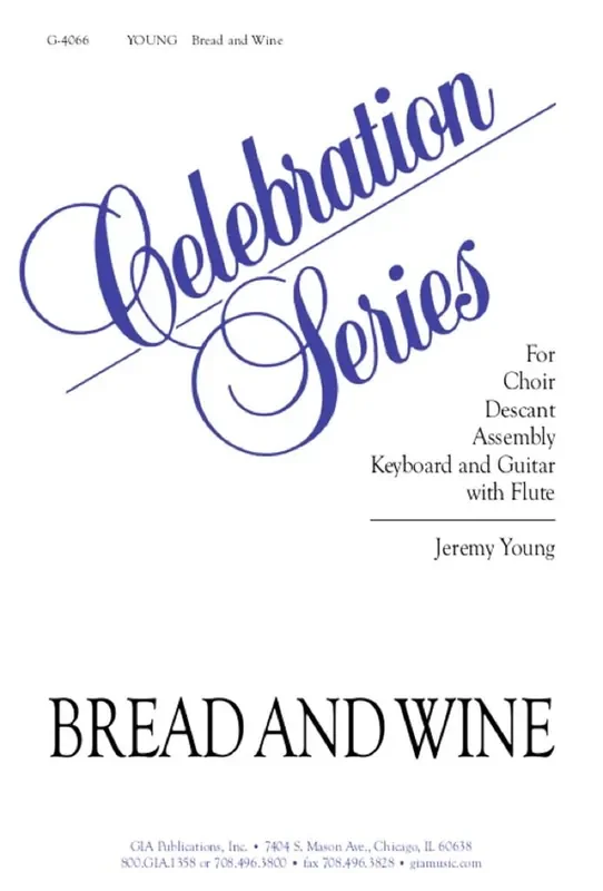 Jeremy Young Bread and Wine – Instrumental Part Gemischter Chor mit Begleitung