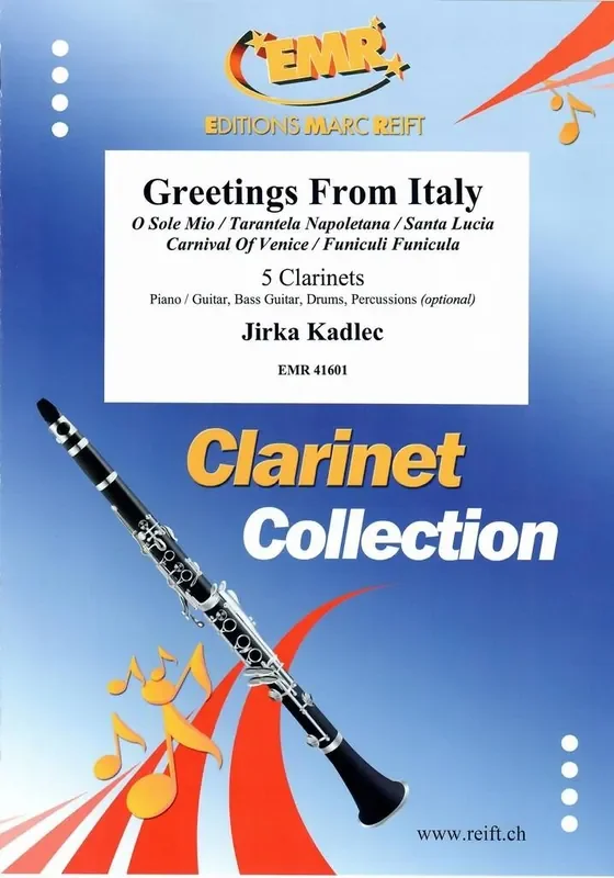 Jirka Kadlec Greetings From Italy Klarinette Ensemble