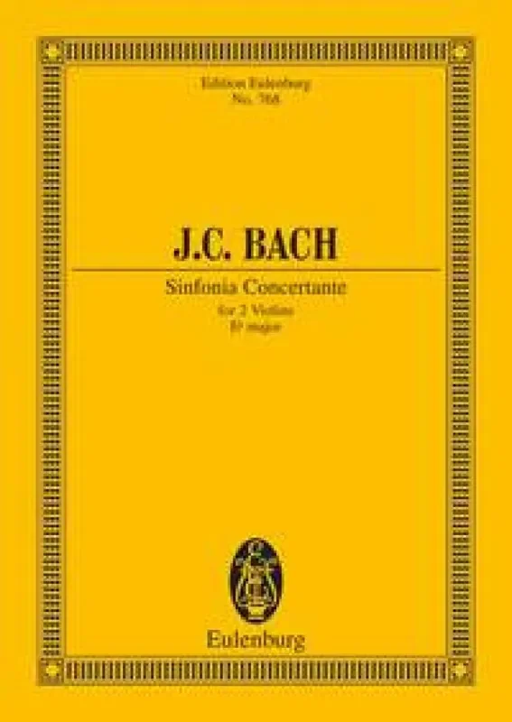 Johann Christian Bach Sinfonia Concertante Eb Major Orchester