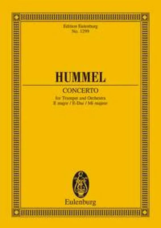 Johann Nepomuk Hummel Concert Es Orchester