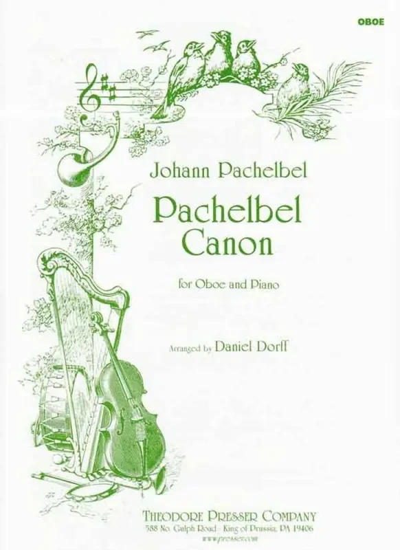 Johann Pachelbel Pachelbel Canon (Arr. Daniel Dorff) Oboe mit Begleitung