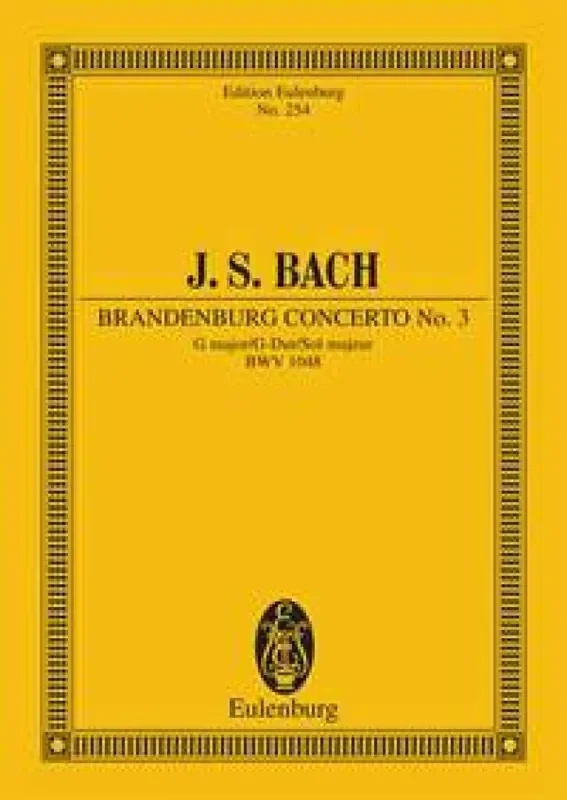 Johann Sebastian Bach Brandenburg Concerto No 3 In G Major Orchester