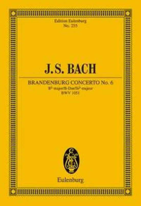 Johann Sebastian Bach Brandenburg Concerto No 6 In B Flat Major Kammerensemble