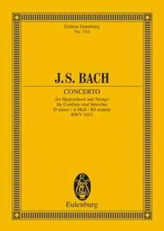 Johann Sebastian Bach Harpsichord Concerto BWV 1052 In D Minor Kammerensemble