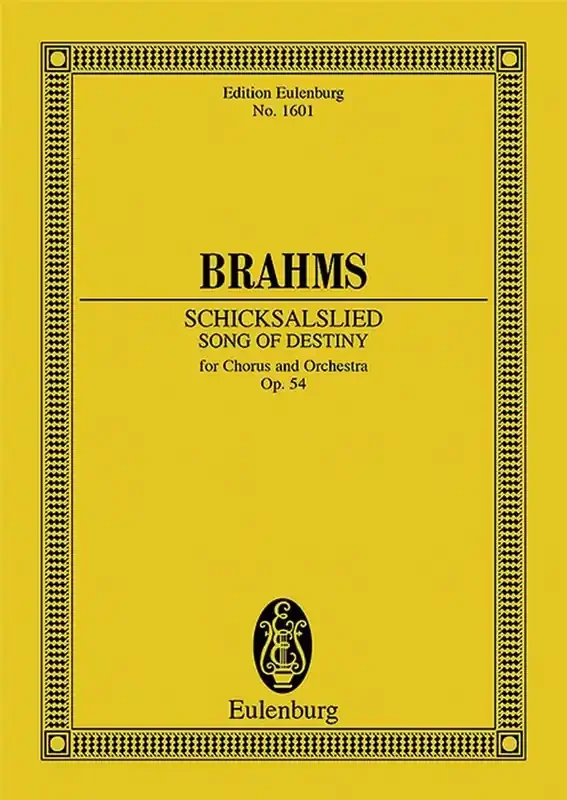 Johannes Brahms Schicksalslied Op. 54 Gemischter Chor mit Ensemble