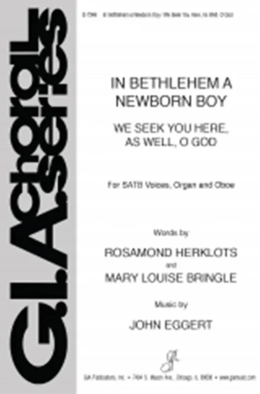 John Eggert In Bethlehem a Newborn Boy Gemischter Chor mit Begleitung