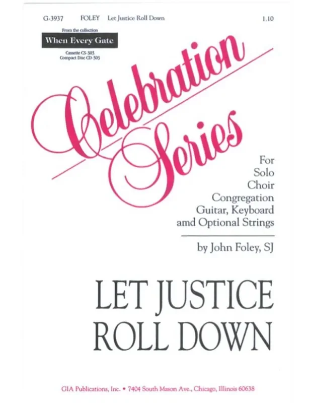 John Foley Let Justice Roll Down Gemischter Chor mit Klavier/Orgel