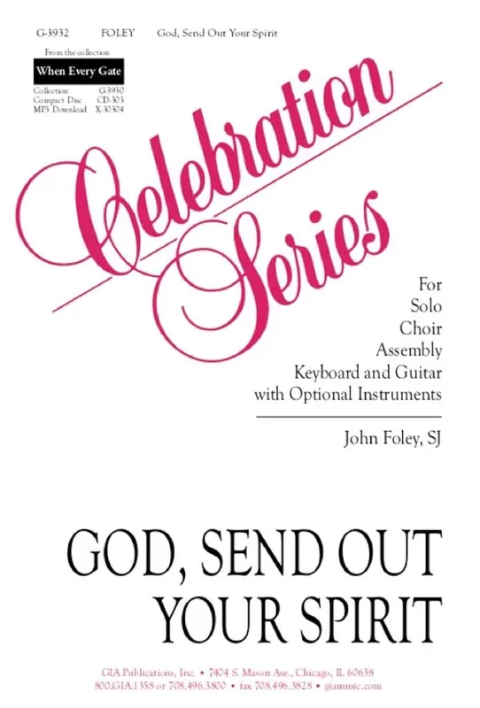 John Foley Psalm 104 God, Send Out Your Spirit – Instrument Gemischter Chor mit Begleitung