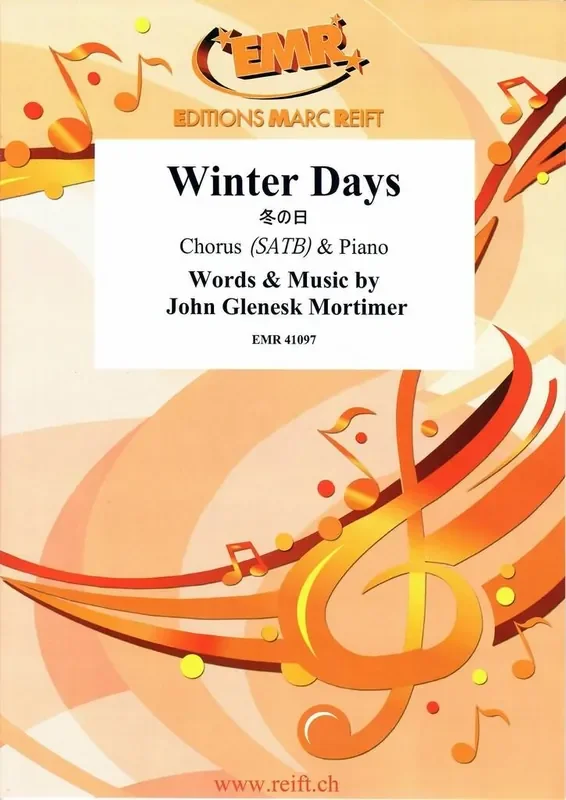 John Glenesk Mortimer Winter Day Gemischter Chor mit Klavier/Orgel