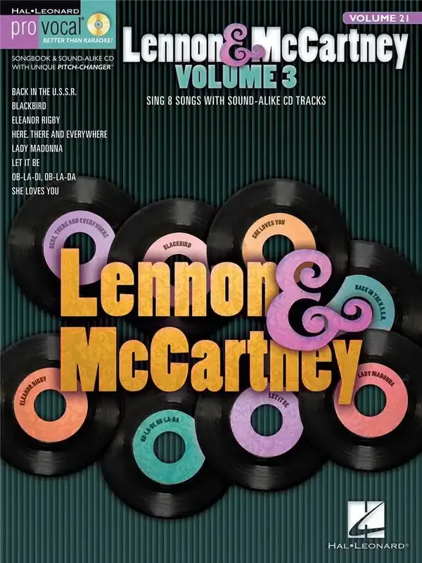 John Lennon Lennon & McCartney Volume 3 Pro Vocal Klavier, Gesang, Gitarre (Songbooks)