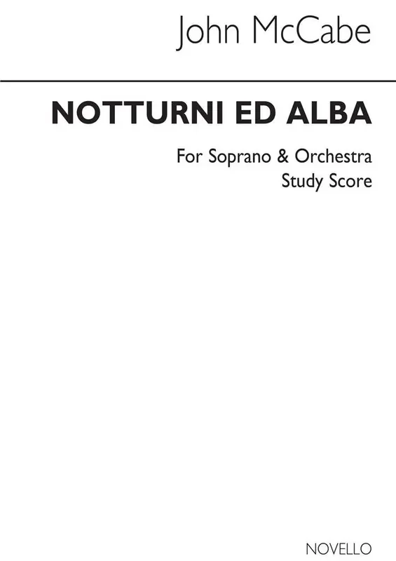 John McCabe Notturni Orchester mit Gesang