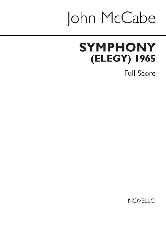 John McCabe Symphony No.1 (Elegy) Orchester