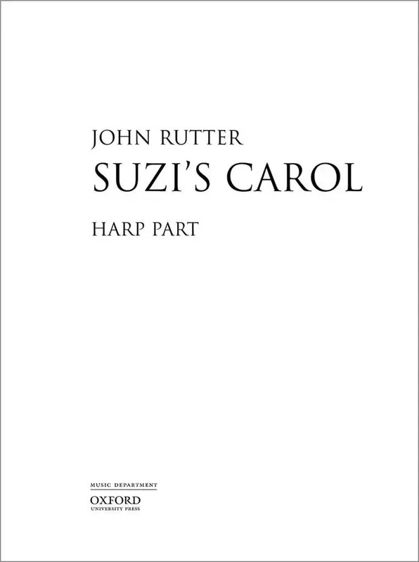 John Rutter Suzi‘s Carol Gemischter Chor mit Begleitung