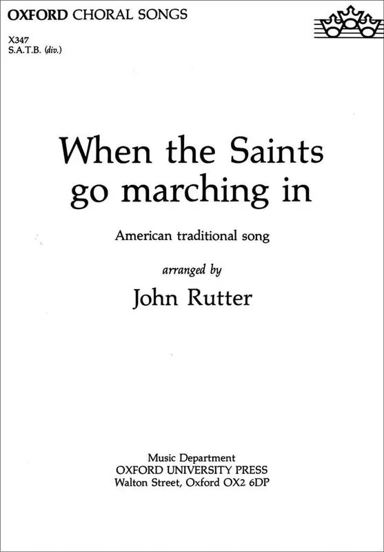 John Rutter When The Saints Go Marching In Gemischter Chor mit Begleitung