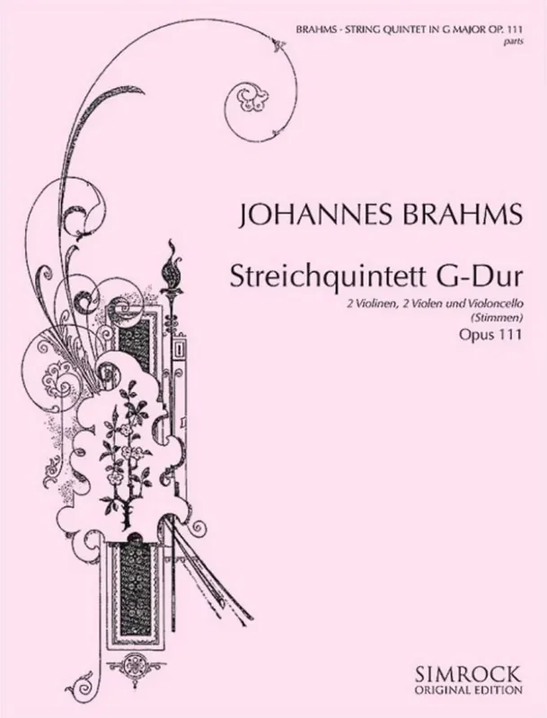 Joseph Joachim Streichquintett G-Dur Streichquintett