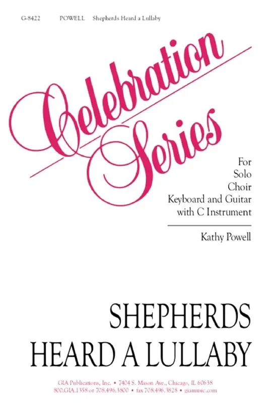 Kathy Powell Shepherds Heard a Lullaby – Instrument edition Gemischter Chor mit Ensemble