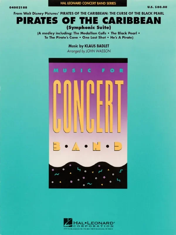 Klaus Badelt Pirates of the Caribbean (Arr. John Wasson) Blasorchester