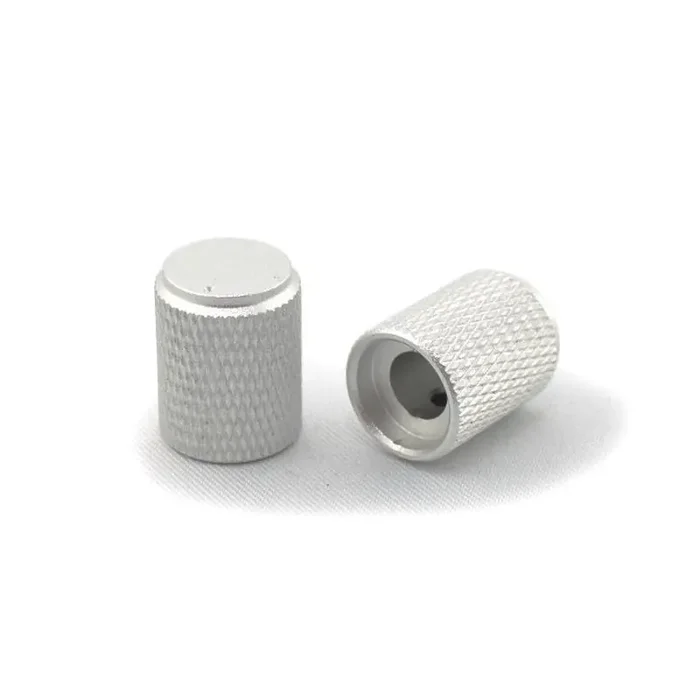 Knob Aluminium silver, 12 x 15,4 mm