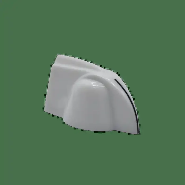 Knob Chickenhead Raised, white