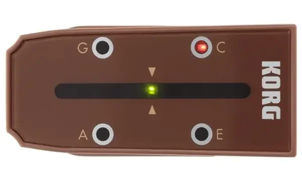KORG HTU1 Clip-On Ukulelen Tuner Kopfplattenform