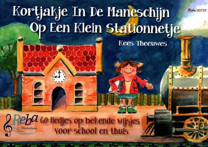 Kortjakje In de Maneschijn Op Een Klein Station (Arr. Kees Theeuwes) Klavier, Gesang, Gitarre (Songbooks)