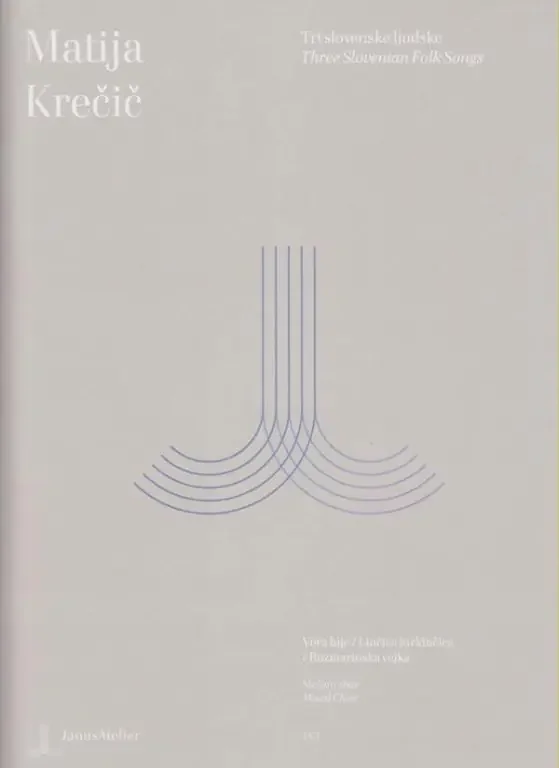 Krečič, Matija Three Slovenian Folk Songs