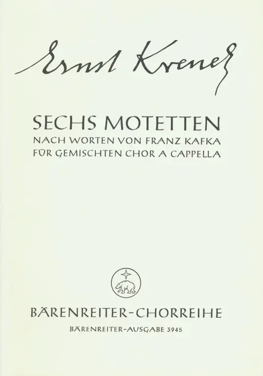 Krenek, Ernst Six Motets