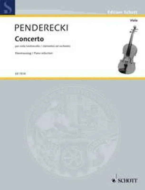 Krzysztof Penderecki Viola Concerto (Arr. Boris Pergamenschikow) Orchester mit Solo