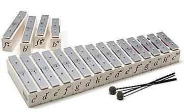 KS40L a2 Einzelstab Klingende-Stäbe Metallophon