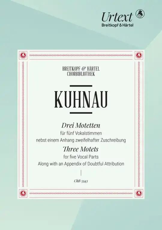 Kuhnau, Johann 3 Motets