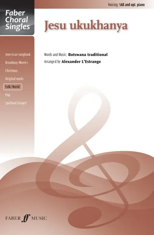 L‘Estrange, Alexander Jesu ukukhanya. SAB accompanied (FCS)