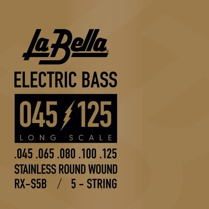 La Bella Bass RX-S5B St. Steel 045/125