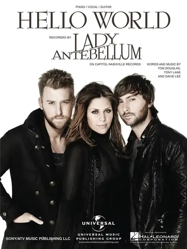 Lady Antebellum Hello World Klavier, Gesang, Gitarre (Songbooks)