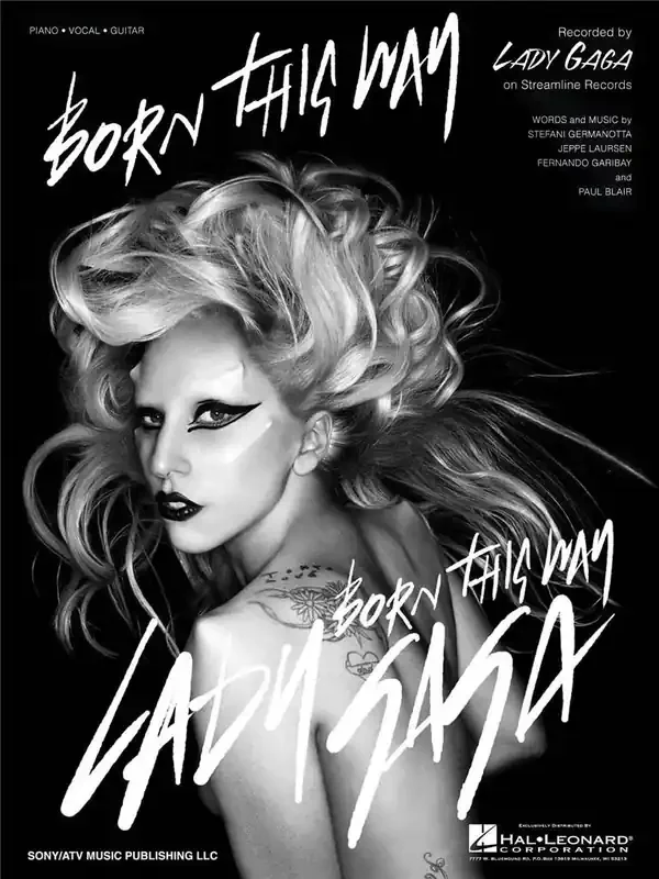 Lady Gaga Born This Way Klavier, Gesang, Gitarre (Songbooks)