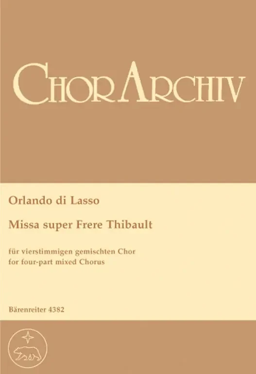 Lasso, Orlando di Missa super