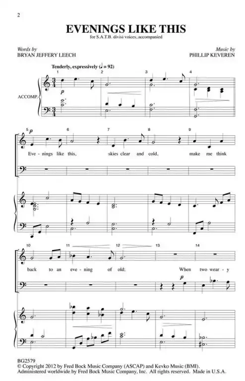 Leech, Bryan Jeffery Evenings Like This