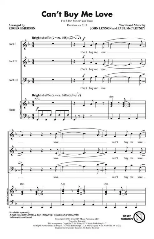 Lennon, John Can‘t Buy Me Love