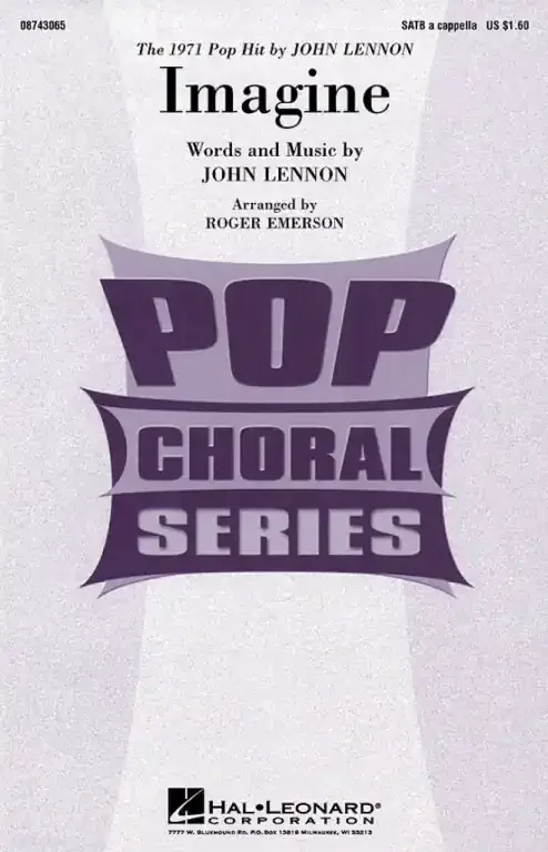 Lennon, John Imagine (John Lennon) ARR. Emerson SATB A Cappella