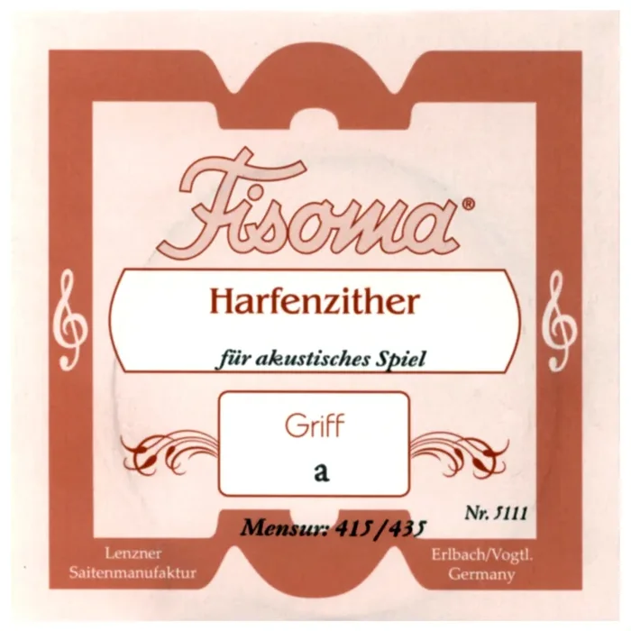 Lenzner Soloklang Zither Griffsaite A 5111